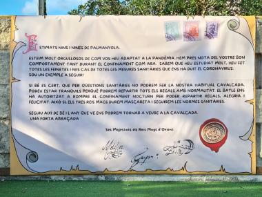 VISITA PATGE REIAL I CARTA DELS REIS MAGS