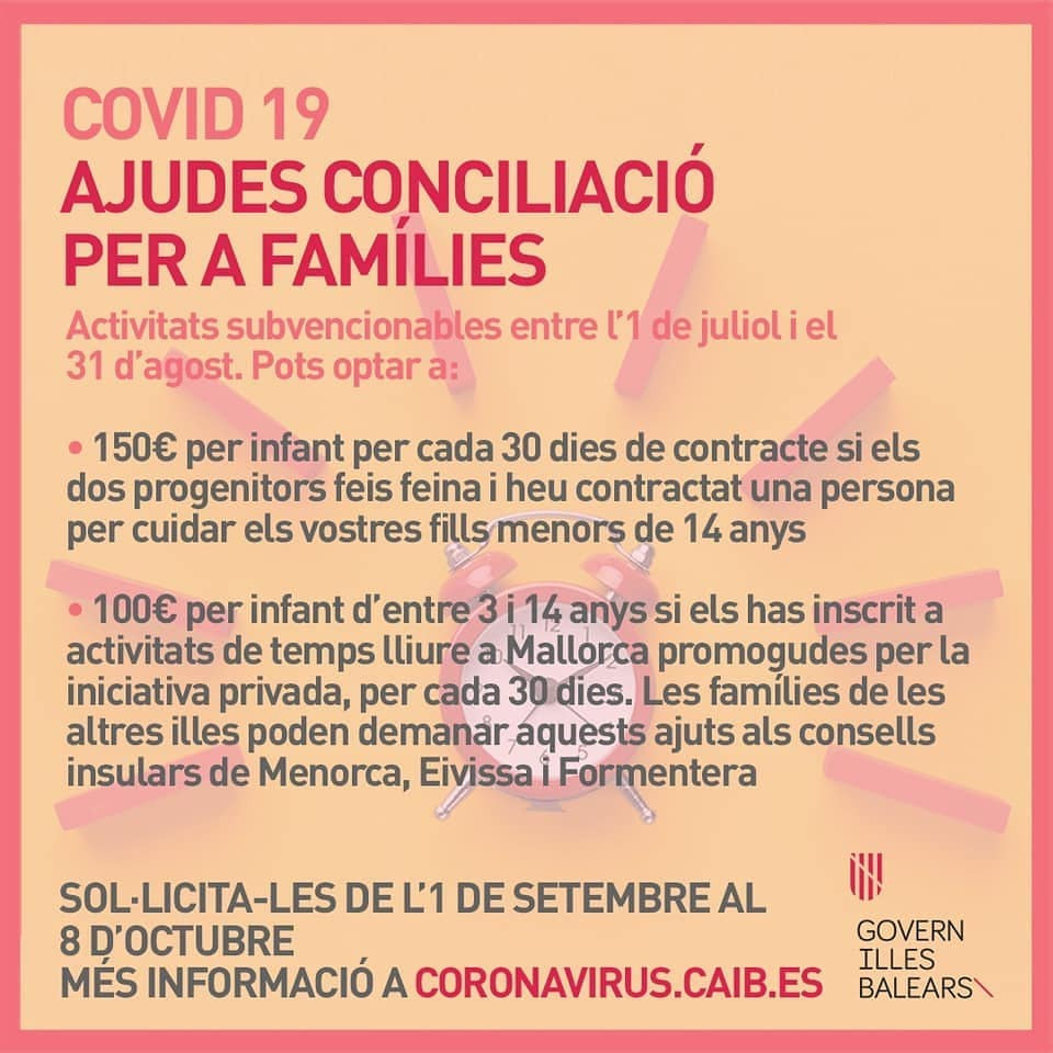 Ajudes conciliació per a famílies